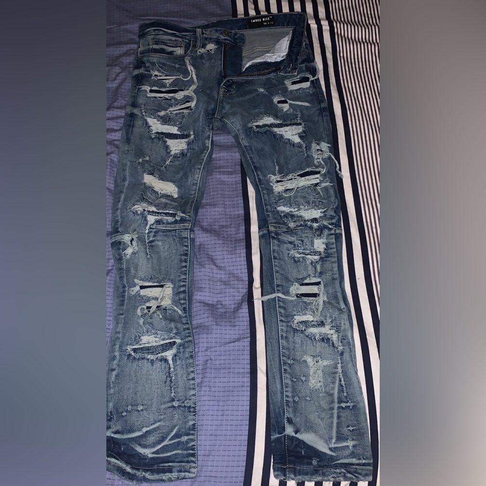 Smoke rise denim jeans 30x32